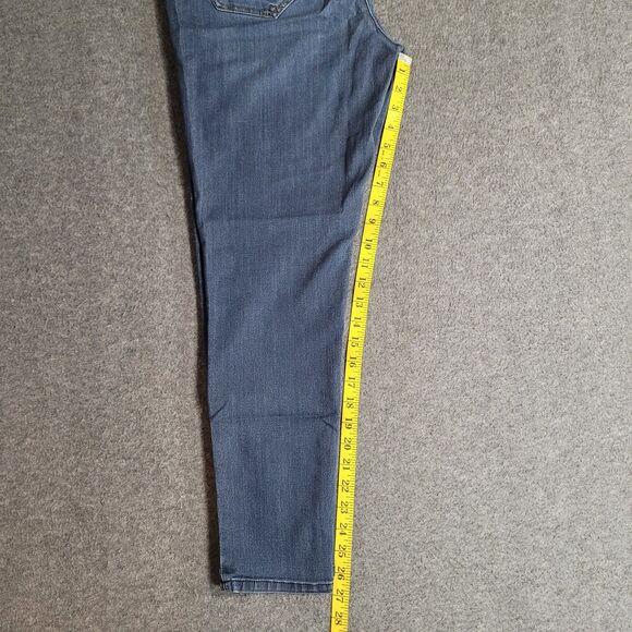 Democracy "Ab"solution Jeans Size 12 Blue Booty Lift Jegging B1105ADBX Mid Rise - Picture 5 of 11
